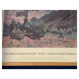 San Diego Museum of Art 1991 Framed Secluded Nature Exhibition Poster