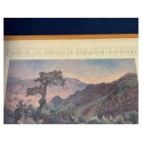 San Diego Museum of Art 1991 Framed Secluded Nature Exhibition Poster
