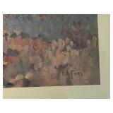 San Diego Museum of Art 1991 Framed Secluded Nature Exhibition Poster