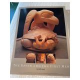 Pair of Bill Reid Art Posters Haida Gwaii & Raven and First Men