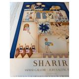 Sharir Safrai Gallery Jerusalem Israel Vintage Litho Art Poster