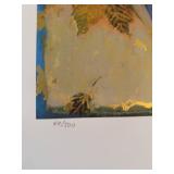 Pair of Art Prints Marc Chagall Poster & Signed Numbered Ram Image