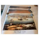 Set of 3 Fitz Hugh Lane Cape Ann Historical Museum Art Posters