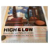 MoMA High & Low Modern Art and Popular Culture 1990 Exhibition Poster