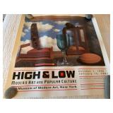 MoMA High & Low Modern Art and Popular Culture 1990 Exhibition Poster