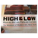 MoMA High & Low Modern Art and Popular Culture 1990 Exhibition Poster