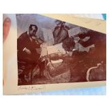 Louis Burnett Judaica Art Print Collection Signed Paper Sheets