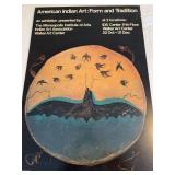American Indian Art Form and Tradition Exhibition Poster Minneapolis