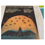 American Indian Art Form and Tradition Exhibition Poster Minneapolis