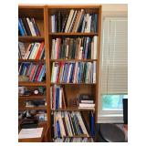 Mid Century Modern Teak Bookcase 6 Shelf 21.5 x 77 x 12 - Contents Not Included