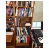 Mid Century Modern Teak Bookcase 6 Shelf 21.5 x 77 x 12 - Contents Not Included