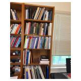 Mid Century Modern Teak Bookcase 6 Shelf 21.5 x 77 x 12 - Contents Not Included