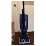 Sanitaire Lightweight Upright Vacuum Triple Filtration Blue Bagged