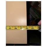 Mid Century Modern White Parsons Writing Desk Console Table Approx 40 x 24 x 28