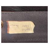 Vintage Scandinavian Modern Hunter MCM Leather Sling Lounge Chair Wood Frame