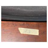 Vintage Scandinavian Modern Hunter MCM Leather Sling Lounge Chair Wood Frame