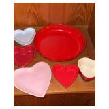 Valentine Heart Serveware Set Le Creuset Chantal Crate & Barrel
