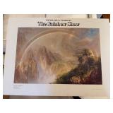 Vintage Frederic E. Church the Rainbow Show Art Poster