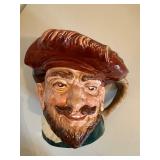 Vintage Royal Doulton Figural Character Jug w/pour spout,  Made in England