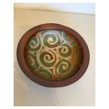 Sarah Dudgeon Signed Studio Pottery Bowl - 11 in