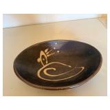 Jan Mckeachie Johnston Ceramic Bird Motif Serving Bowl