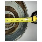 Signed Handmade Studio Pottery Bowl - Spiral Design