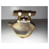 Handcrafted Multicolor Ceramic Studio Pottery Teapot