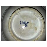Moroccan Blue & Cream Ceramic Tagine