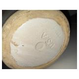 Vintage Ivory Ceramic Relief Planter