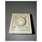 Hand-Decorated Arctic & Maritime Lidded Keepsake Box
