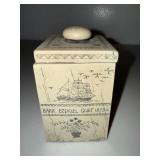 Hand-Decorated Arctic & Maritime Lidded Keepsake Box