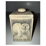 Hand-Decorated Arctic & Maritime Lidded Keepsake Box