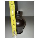 Ceramic Geometric Glazed Bottle Vase - 6 1/2 in