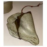 Signed Ceramic Pocket wall hanging