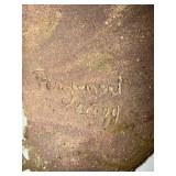 Signed Ceramic Pocket wall hanging