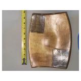 Handmade Ceramic Serving Tray With Metallic Glaze