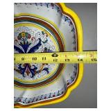 Per Fiori Made in Italy Hand-Painted Ceramic Serving Set (Lot of 4)