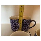 Queens Crownford Calico Floral Mugs (Lot of 8)