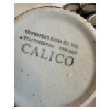 Queens Crownford Calico Floral Mugs (Lot of 8)