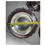 Old English Reproduction Silver Plate Serving Group (Lot of 5)