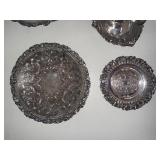 Old English Reproduction Silver Plate Serving Group (Lot of 5)