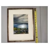 R. Schauer Signed Framed Landscape Artwork - 10 1/2 X 14 in