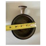 Bennington Potters and Stoneware soup bowls & Divided Baking Dish Mixed Lot (Lot of 7)
