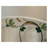 Sigma Printemps Italian Deviled Egg Plates Floral Ceramic Serving Lot