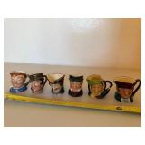 Royal Doulton Character Jugs - Assorted Designs (Lot of 6)
