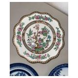Mottahedeh, Coalport Plates & Relief Teapot Mixed Lot - 4-Piece