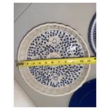 Blue-and-White Tableware Mixed Lot - 8-Piece