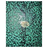 Green and Black Cast Iron Teapot With Infuser