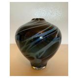 Rob Levin North Carolina Art Glass Vase