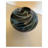 Rob Levin North Carolina Art Glass Vase